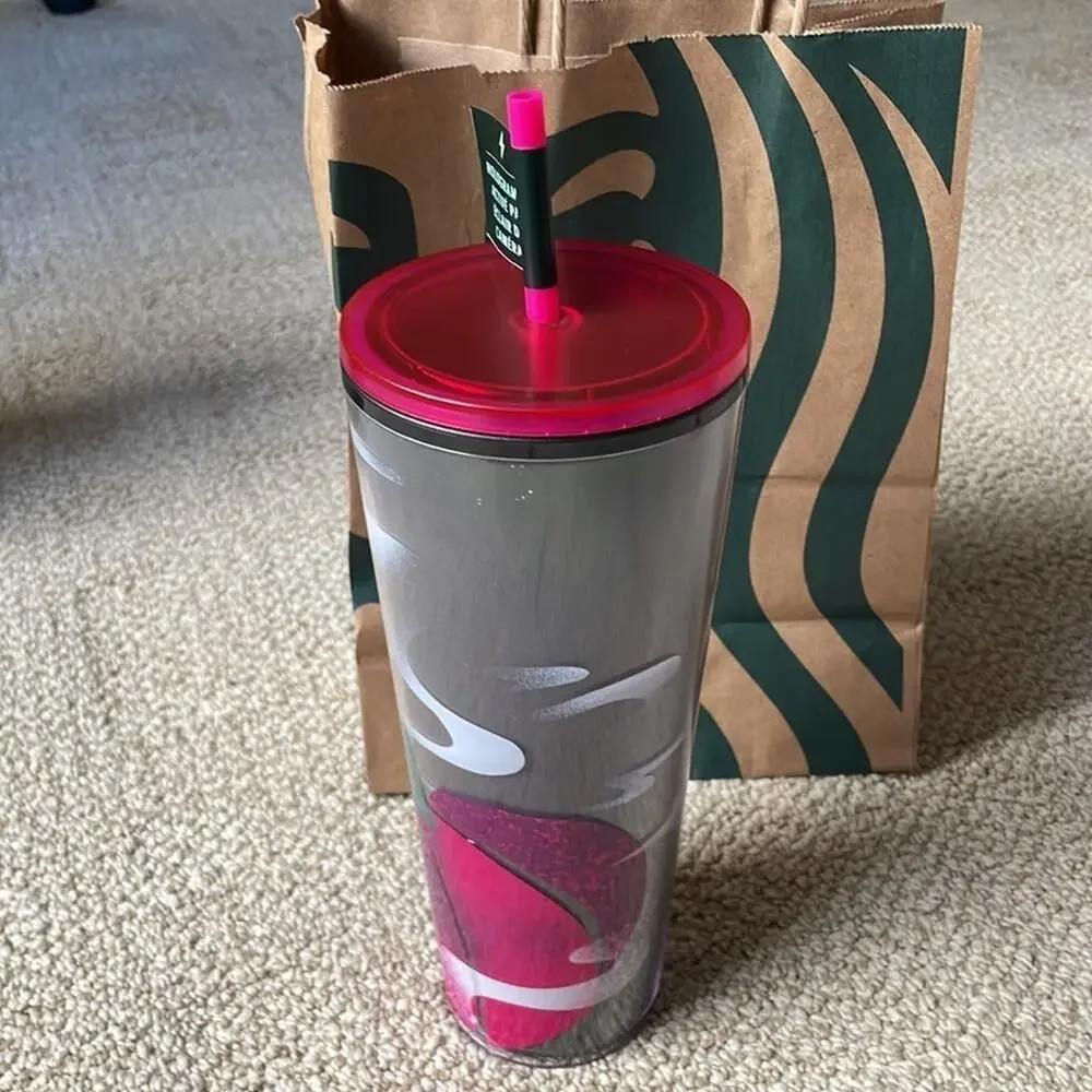 Starbucks Pumpkin Holographic Cold Cup Venti 24oz Halloween 2023 Tumbler